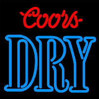 Coors Dry Beer Sign Neon Sign