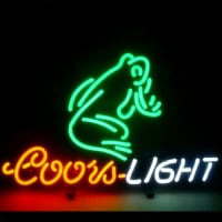 Coors Frog Beer Neon Sign