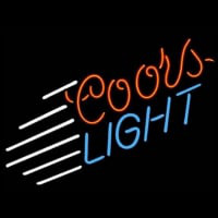 Coors Light Blue Stripe Neon Sign