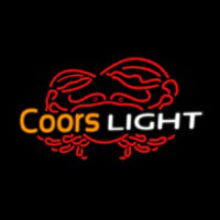 Coors Light Crab Neon Sign