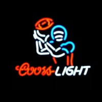 Coors Light Football Sport Neon Sign