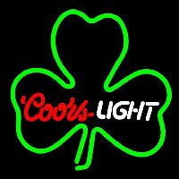 Coors Light Green Clover Beer Sign Neon Sign