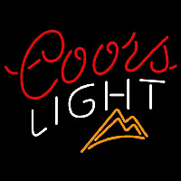Coors Light Ice Mountains Beer Sign Neon Sign