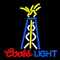 Coors Light Oil Well Beer Sign Neon Sign