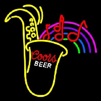 Coors Saxophone Neon Sign