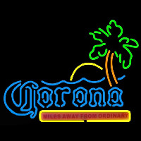 Corona Beach Sunset Tree Beer Sign Neon Sign