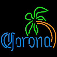 Corona Curved Palm Tree Beer Sign Neon Sign