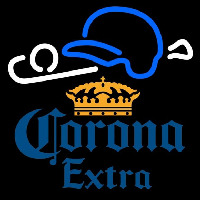 Corona E tra Baseball Beer Sign Neon Sign