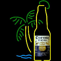 Corona E tra Bottle Palm Tree Beer Sign Neon Sign