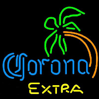Corona E tra Curved Palm Tree Beer Sign Neon Sign