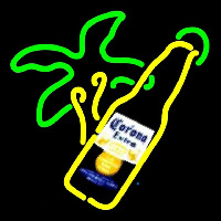 Corona E tra Palm Tree Bottle Beer Sign Neon Sign