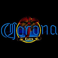 Corona E tra Palm Tree in Circle Beer Sign Neon Sign