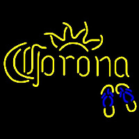 Corona Flip Flops Beer Sign Neon Sign