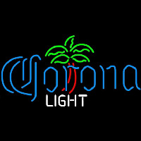 Corona Light Dominator Palm Tree Beer Sign Neon Sign