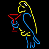 Corona Parrot Martini Glass Beer Sign Neon Sign