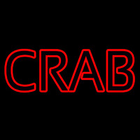 Crab Block Neon Sign