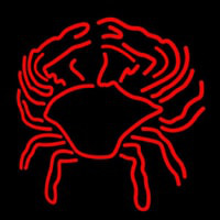 Crab Block With Logo Neon Sign