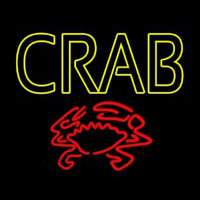 Crab With Logo Neon Sign