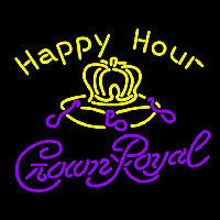 Crown Royal Happy Hour Beer Sign Neon Sign