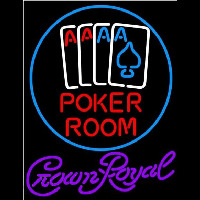 Crown Royal Poker Room Beer Sign Neon Sign
