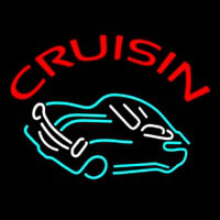Crusin Car Logo Neon Sign