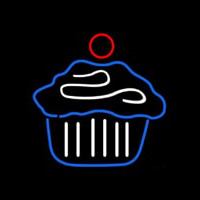 Cupcake Cake Logo Home Neon Sign
