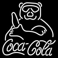 Custom Coca Cola Sign With Panda Neon Sign