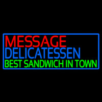 Custom Delicatessen Neon Sign