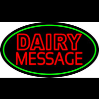 Custom Double Stroke Dairy Neon Sign