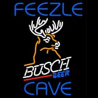 Custom Feezle Cave Busch Beer Mountain Buck Neon Sign