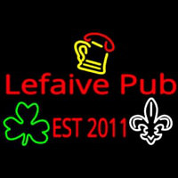 Custom Lefaive Pub Est 2011 Neon Sign