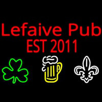 Custom Lefaive Pub Est 2011 Neon Sign