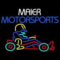 Custom Maier Motorspots Go Kart Neon Sign