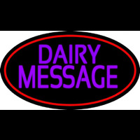 Custom Purple Dairy Neon Sign