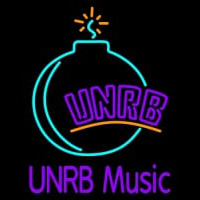 Custom UNRB Music Logo Neon Sign