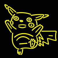 Dancing Pikachu Neon Sign