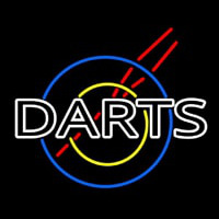 Darts Neon Sign