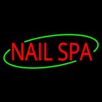 Deco Style Red Nails Spa Neon Sign