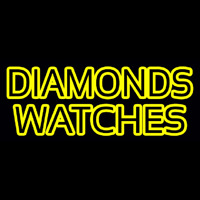 Diamonds Watches Neon Sign