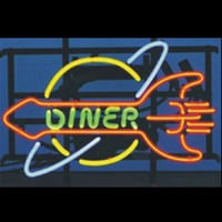 Dinner Restaurant Neon Sign