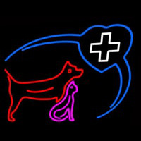 Dog And Cat Clinic Neon Sign