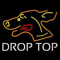 Dog Drop Top Neon Sign