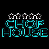 Double Stroke Green Chophouse Neon Sign