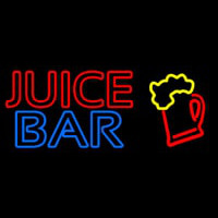 Double Stroke Juice Bar With Grapes Neon Sign