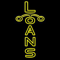 Double Stroke Loan Neon Sign