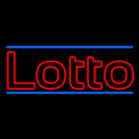 Double Stroke Lotto Neon Sign