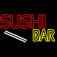 Double Stroke Sushi Bar  Neon Sign