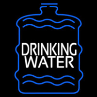 Drinking Water Neon Sign