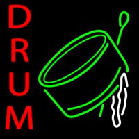 Drum Symbol 2 Neon Sign