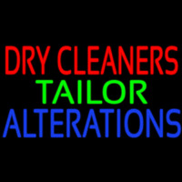 Dry Cleaners Tailor Alterations Neon Sign